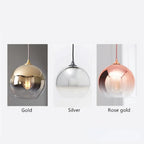 Brina Lampada a Sospensione con Pallone Frosted Gradient