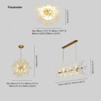 Lampada a Sospensione Vintage Kalia Fuoco Dandelion