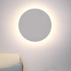 Klyne Minimalist Lampada da Parete Esterno Rotonda/Quadrata LED, Nera/Bianca