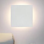 Klyne Minimalist Lampada da Parete Esterno Rotonda/Quadrata LED, Nera/Bianca