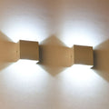 Lampada da Parete Esterna Quadrata Moderna Regolabile LED Nexu