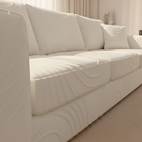 Copertura Elegante per Divano Stile Interno Raffinato