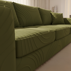 Copertura Elegante per Divano Stile Interno Raffinato