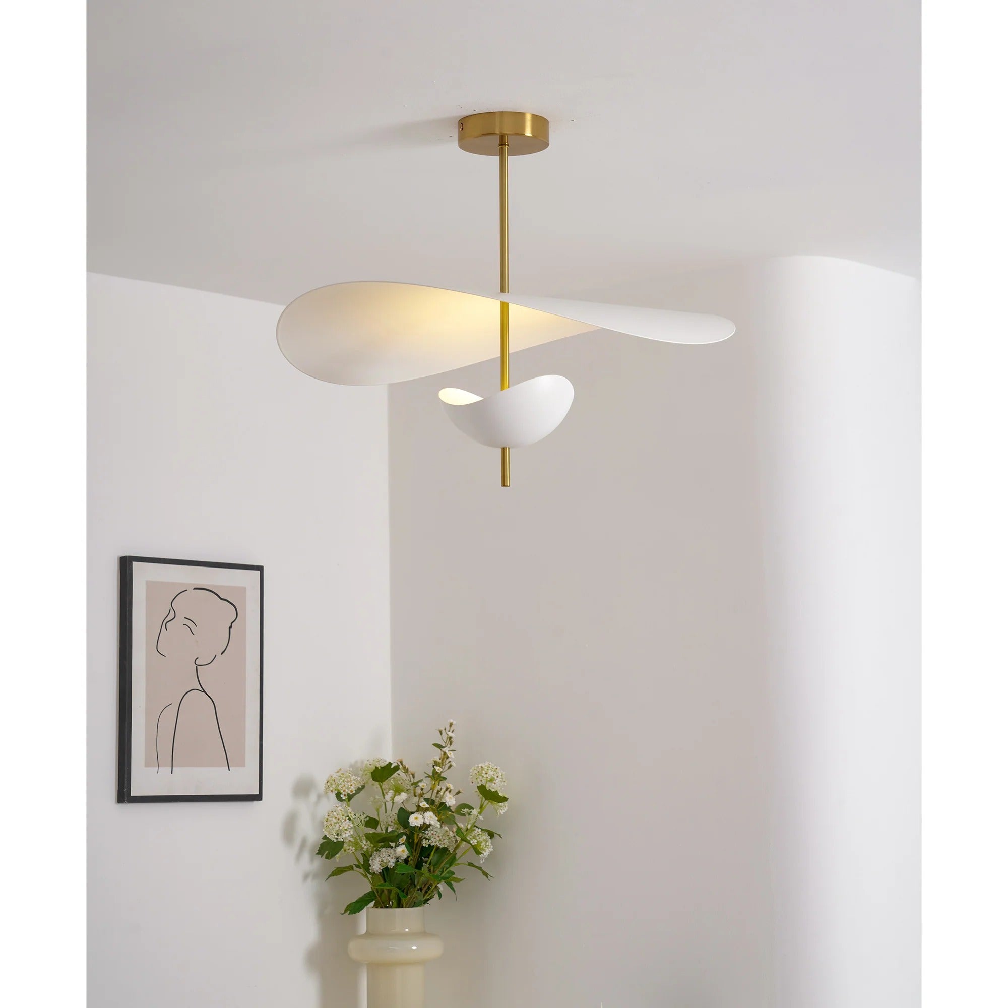 Lampada a sospensione galleggiante Unorara Nordic