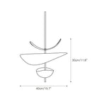 Lampada a sospensione galleggiante Unorara Nordic