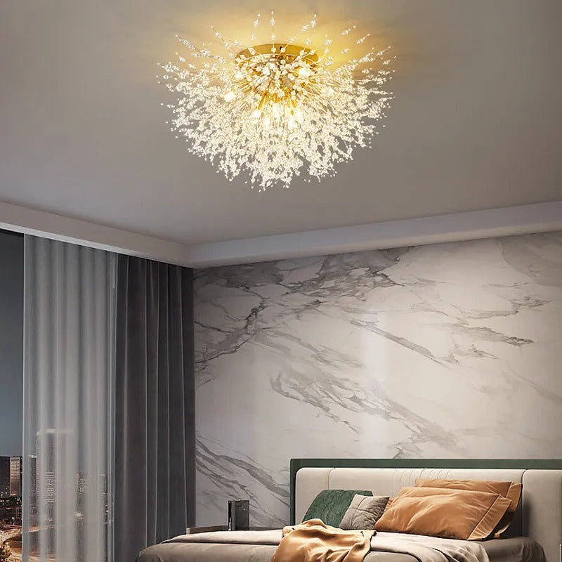 Lampada a Sospensione Vintage Kalia Fuoco Dandelion