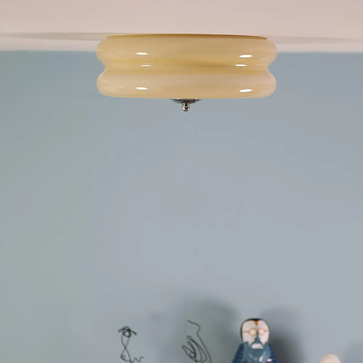 Candy Flush Mount Ceiling Light Due Livelli