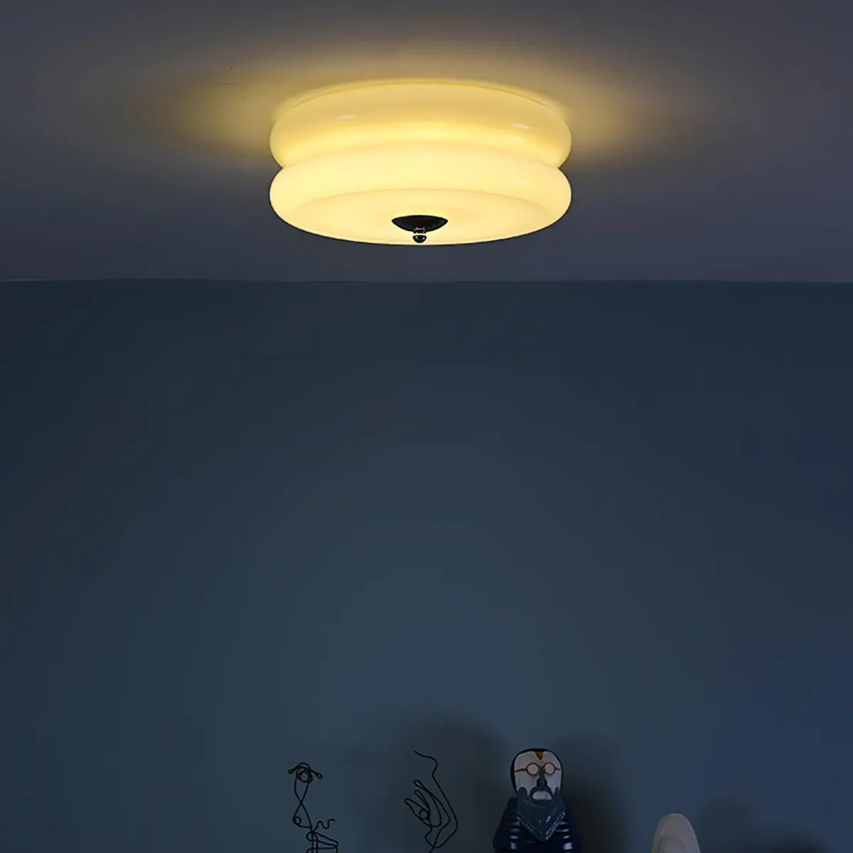 Candy Flush Mount Ceiling Light Due Livelli