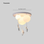 Lampada da soffitto / sospensione a forma di orso con palloncino