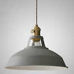IronGlow Lampada - Lampada a Sospensione in Metallo Vintage