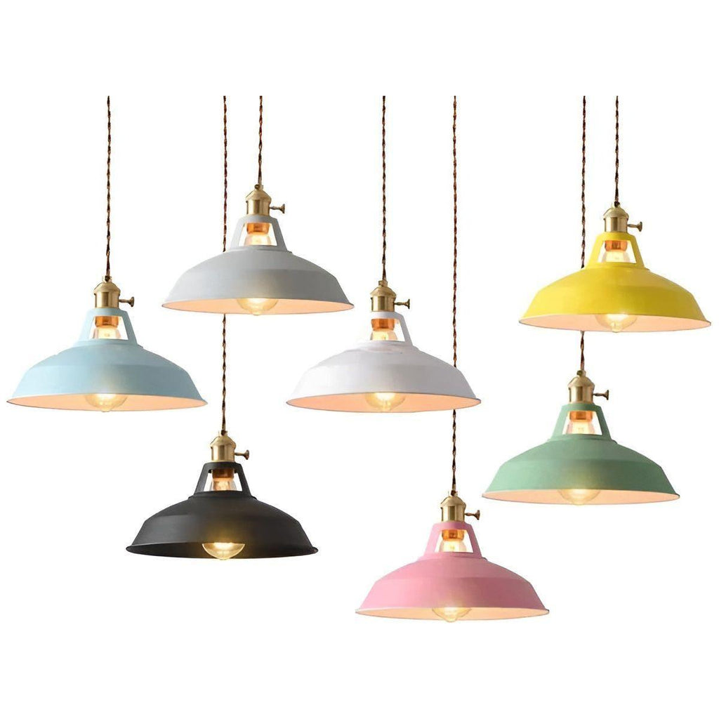 IronGlow Lampada - Lampada a Sospensione in Metallo Vintage