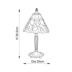 Lampada Tiffany Intermedia Jamelia di Interiors 1900