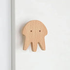 Ganci da Parete in Legno a Forma di Animale - Appendino Adesivo