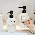 Dispenser di sapone in ceramica ricaricabile – Elegante pompa per sapone per bagno e cucina