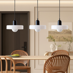 Lampada a sospensione Bauhaus a tre vetri