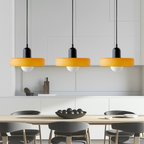 Lampada a sospensione Bauhaus a tre vetri
