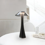Lampada da Tavolo Gior - Ricaricabile Lampada da Notte in Cristallo Italiano con Smart Touch