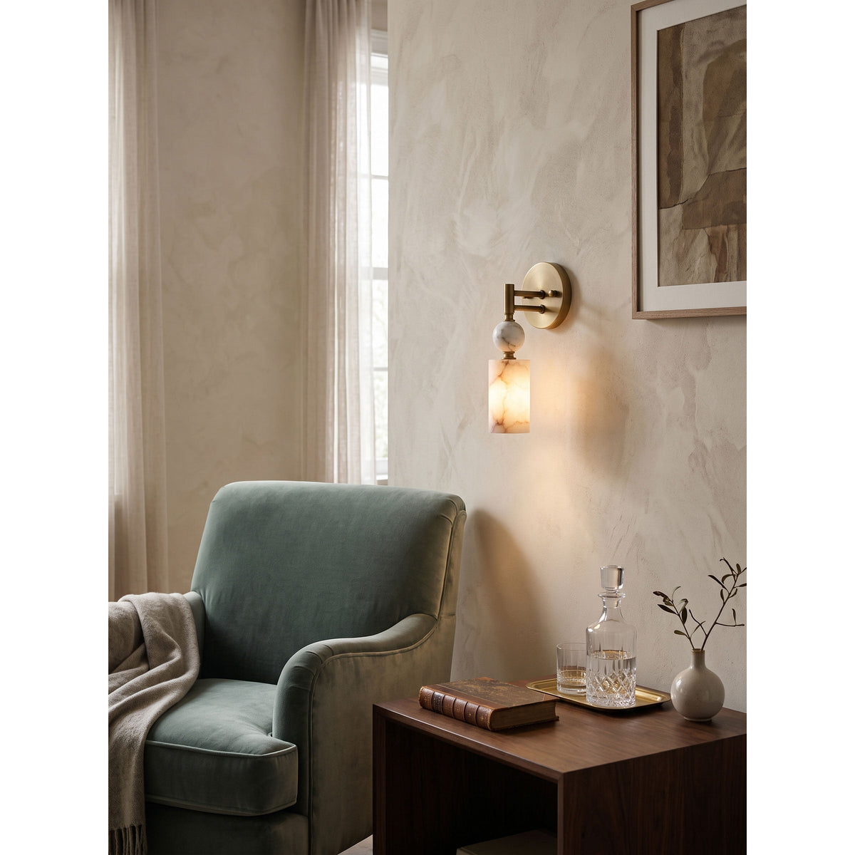 Lampada da Parete in Marmo Kingston