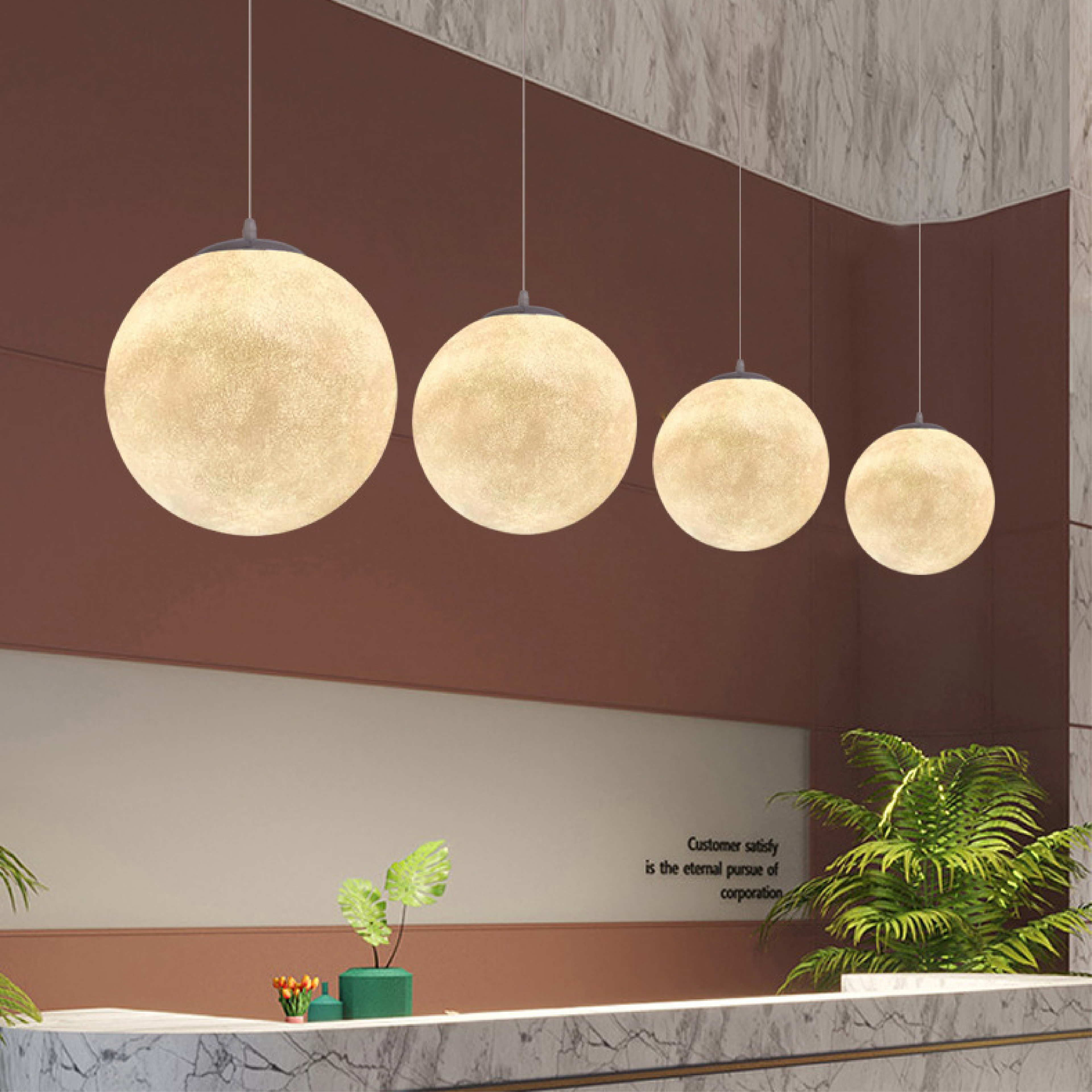 Luce a Sospensione Lunar Glow