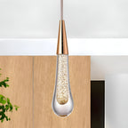 Lampadario a goccia di cristallo – Elegante e moderno | Per soggiorno, sala da pranzo o camera da letto