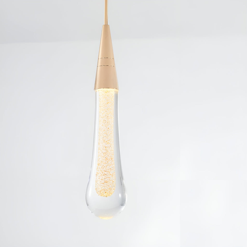 Lampadario a goccia di cristallo – Elegante e moderno | Per soggiorno, sala da pranzo o camera da letto