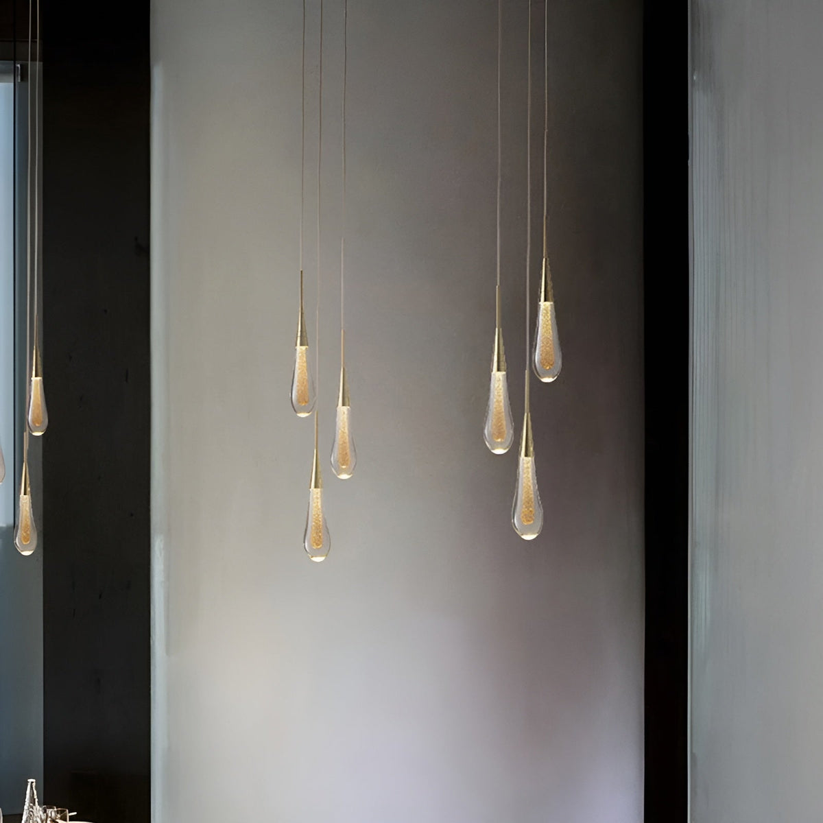 Lampadario a goccia di cristallo – Elegante e moderno | Per soggiorno, sala da pranzo o camera da letto