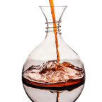 Caraffa da vino in vetro cristallo – Ventilazione rapida e design creativo | Perfetta per casa e bar