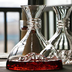Caraffa da vino in vetro cristallo – Ventilazione rapida e design creativo | Perfetta per casa e bar