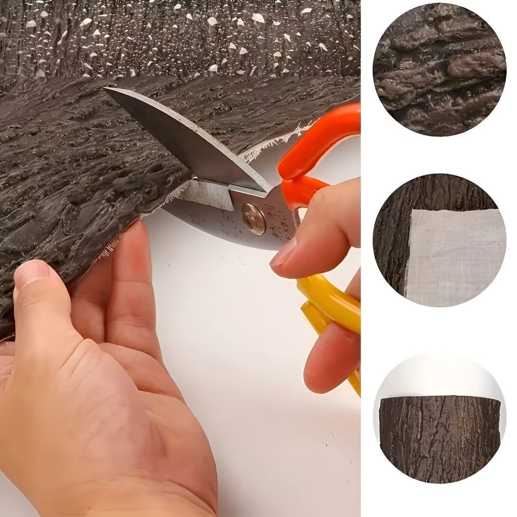 Tappeto in plastica effetto corteccia – Aspetto realistico della corteccia degli alberi per interni ed esterni