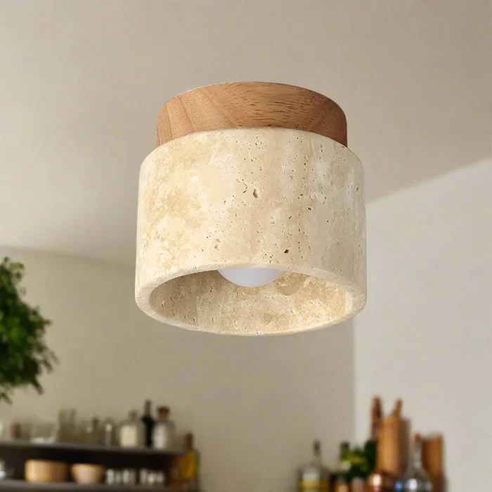 Lampada da soffitto moderna in stile crema creativo