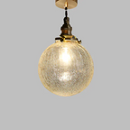 Lampada a Sospensione in Vetro di Cristallo Moderno Nordic