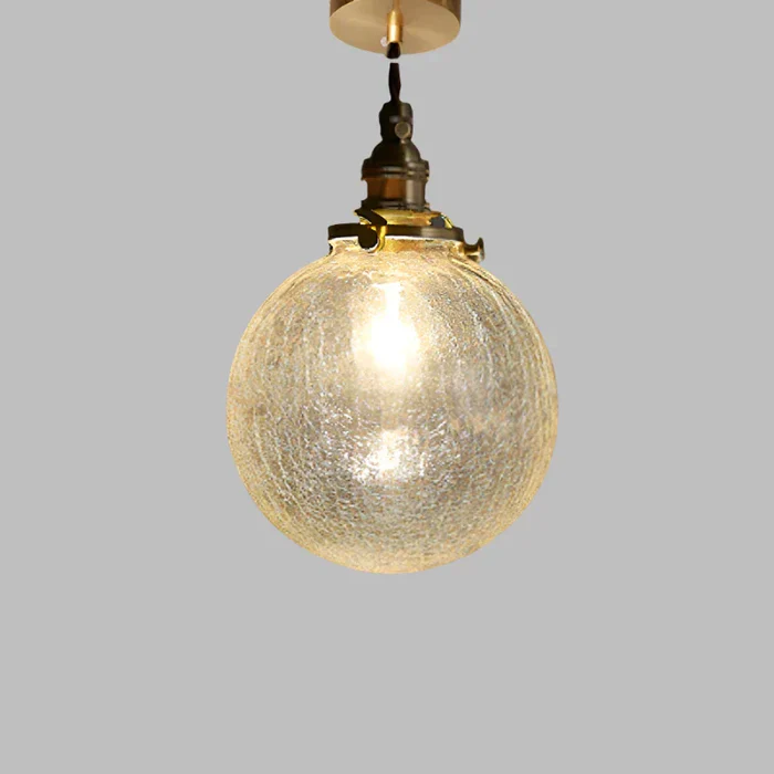 Lampada a Sospensione in Vetro di Cristallo Moderno Nordic
