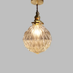 Lampada a Sospensione in Vetro di Cristallo Moderno Nordic