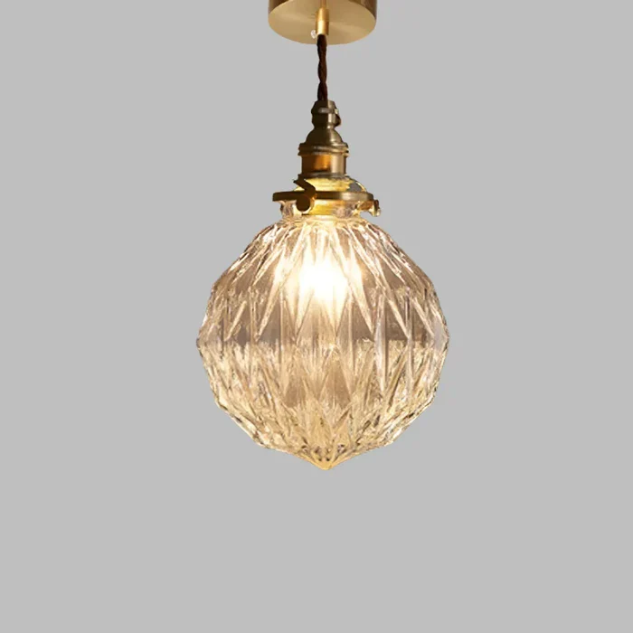 Lampada a Sospensione in Vetro di Cristallo Moderno Nordic