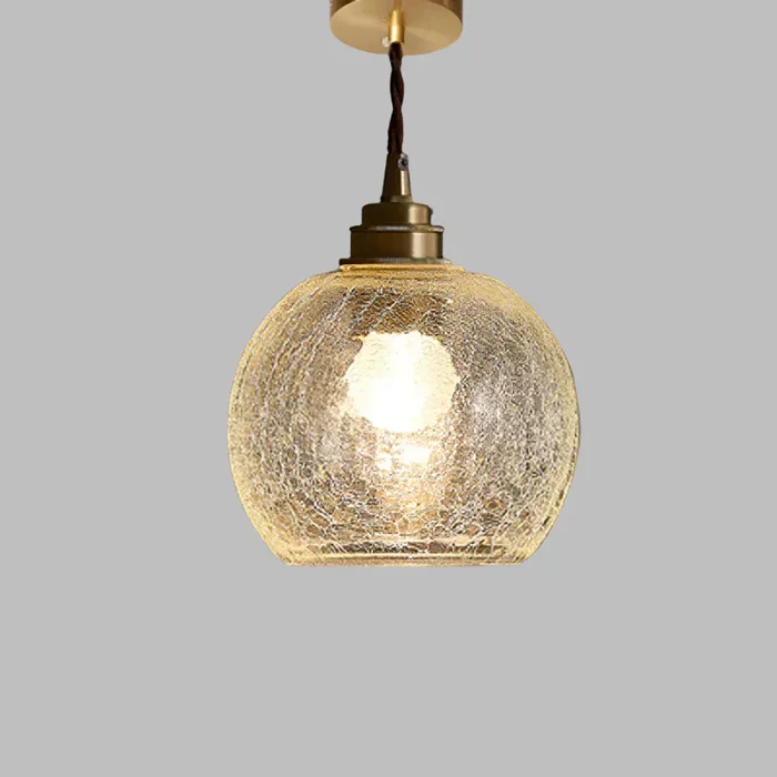 Lampada a Sospensione in Vetro di Cristallo Moderno Nordic