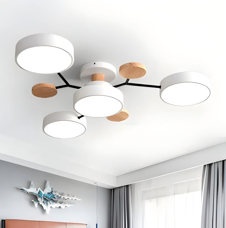 Lampada da soffitto LED circolare in acrilico