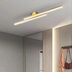 Plafoniera LED allungata in alluminio dimmerabile 60 cm 90 cm 120 cm