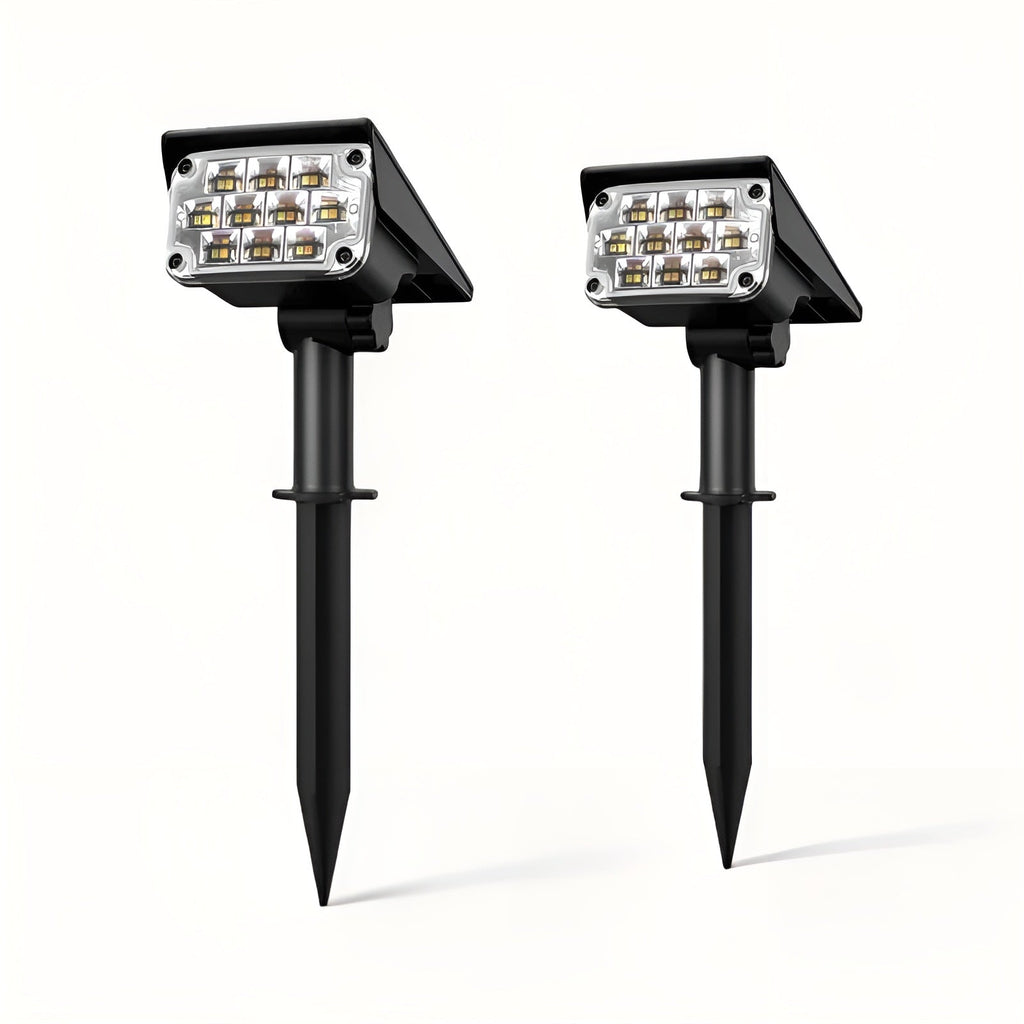 2x SunBeam Light – Lampada da Giardino Solare LED Senza Fili