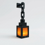 Lampada LED Wireless Design Pixel Luce da Comodino e Parete