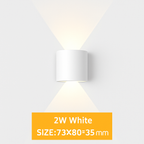 Applique da parete LED esterna impermeabile IP65 applique da parete interna 4W6W 8W 10W luci da giardino in alluminio camera soggiorno scale illuminazione