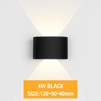 Applique da parete LED esterna impermeabile IP65 applique da parete interna 4W6W 8W 10W luci da giardino in alluminio camera soggiorno scale illuminazione
