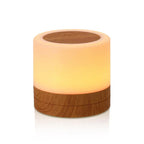LumaGlow - Lampada da letto in legno con illuminazione regolabile