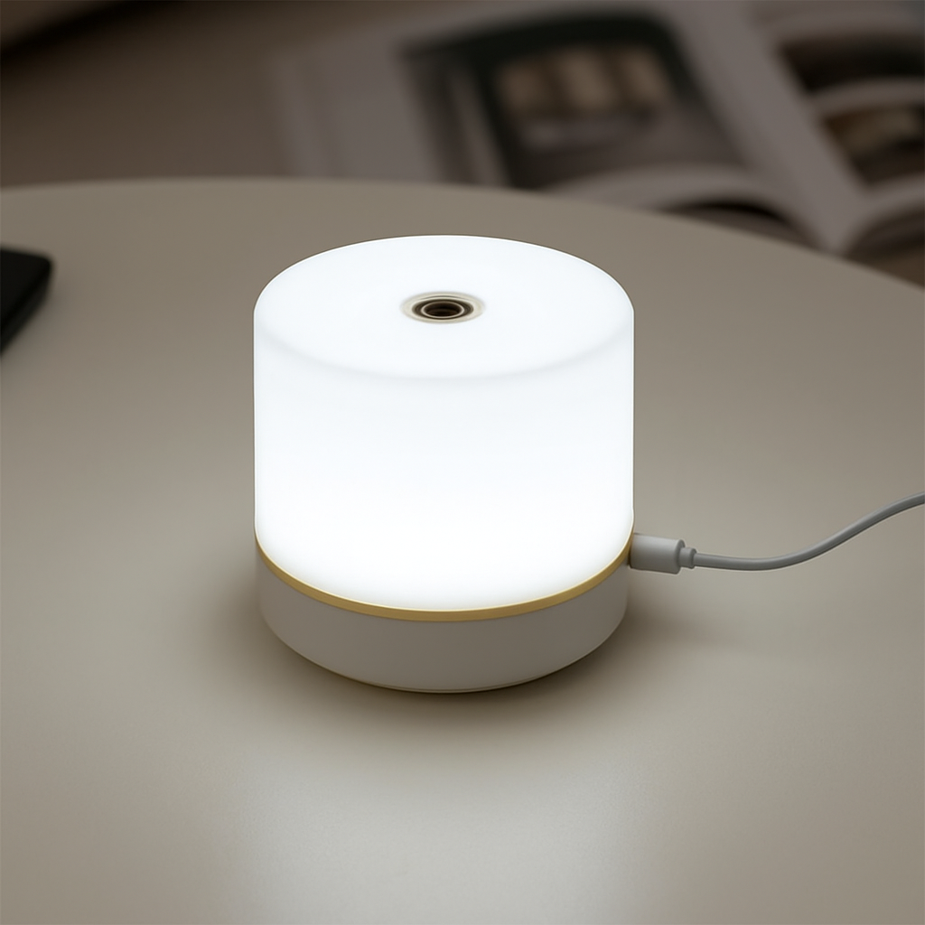 lampada da comodino touch USB a intensità variabile per lettura e luce notturna