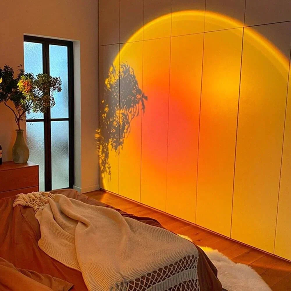 Lampada da tavolo SunsetLamp NUOVA – Design moderno – Bianco caldo
