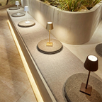 Lampada da Tavolo LED Dimmerabile Senza Fili Impermeabile Moderna Ricaricabile