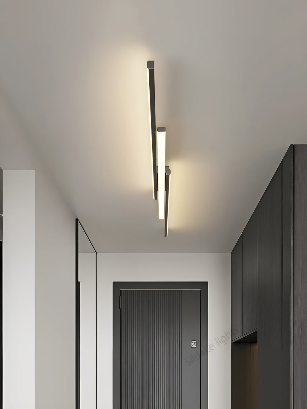 Lampada da soffitto LED lunga – Design allungato, snello e stiloso | Illuminazione perfetta per corridoio, scale e camera da letto