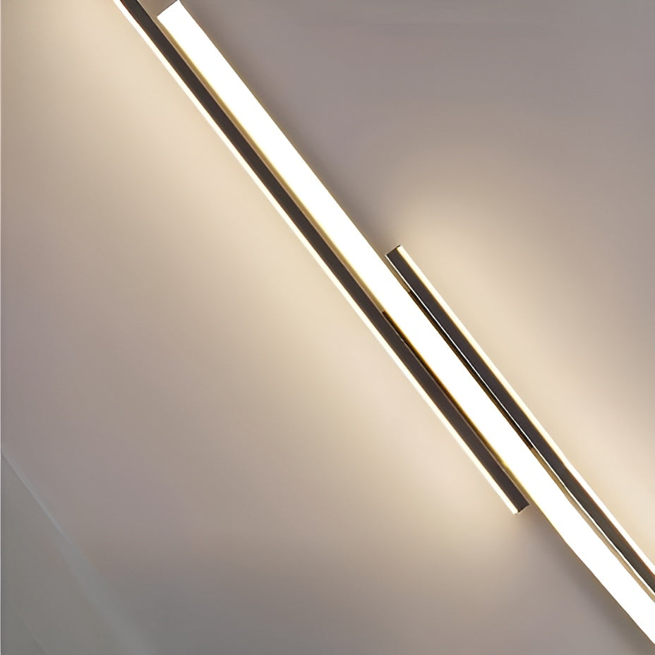 Lampada da soffitto LED lunga – Design allungato, snello e stiloso | Illuminazione perfetta per corridoio, scale e camera da letto