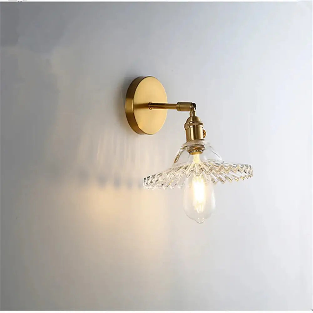 Lanterna Murale Vintage in Ottone