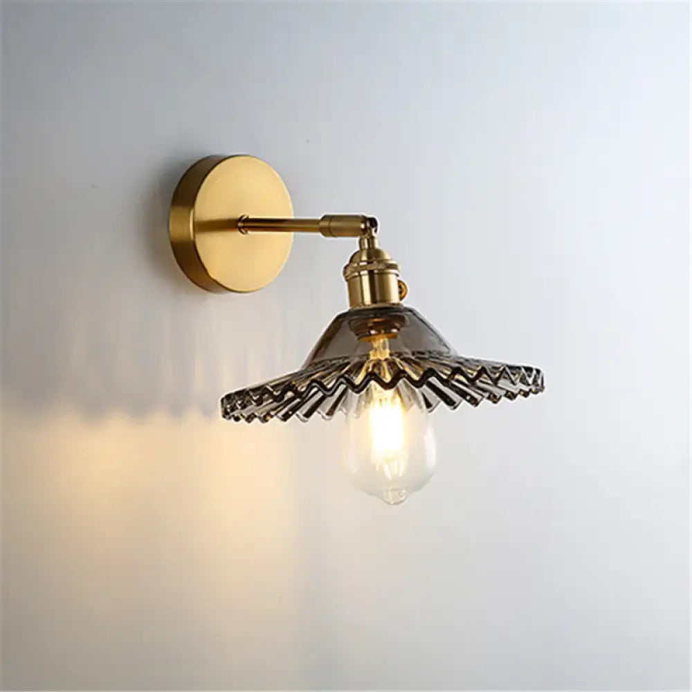 Lanterna Murale Vintage in Ottone