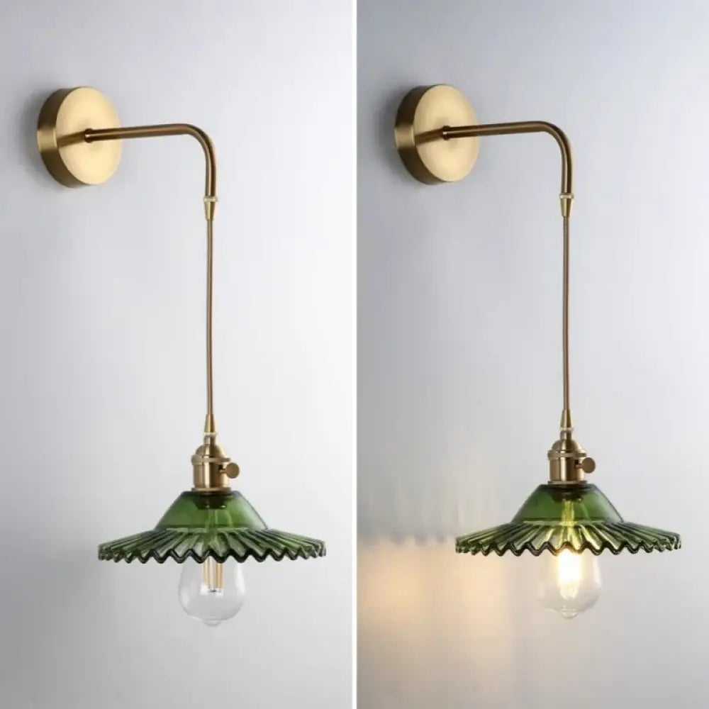 Lanterna Murale Vintage in Ottone